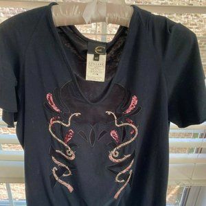 Just Cavalli Top T-shirt Made In Italy Size 46